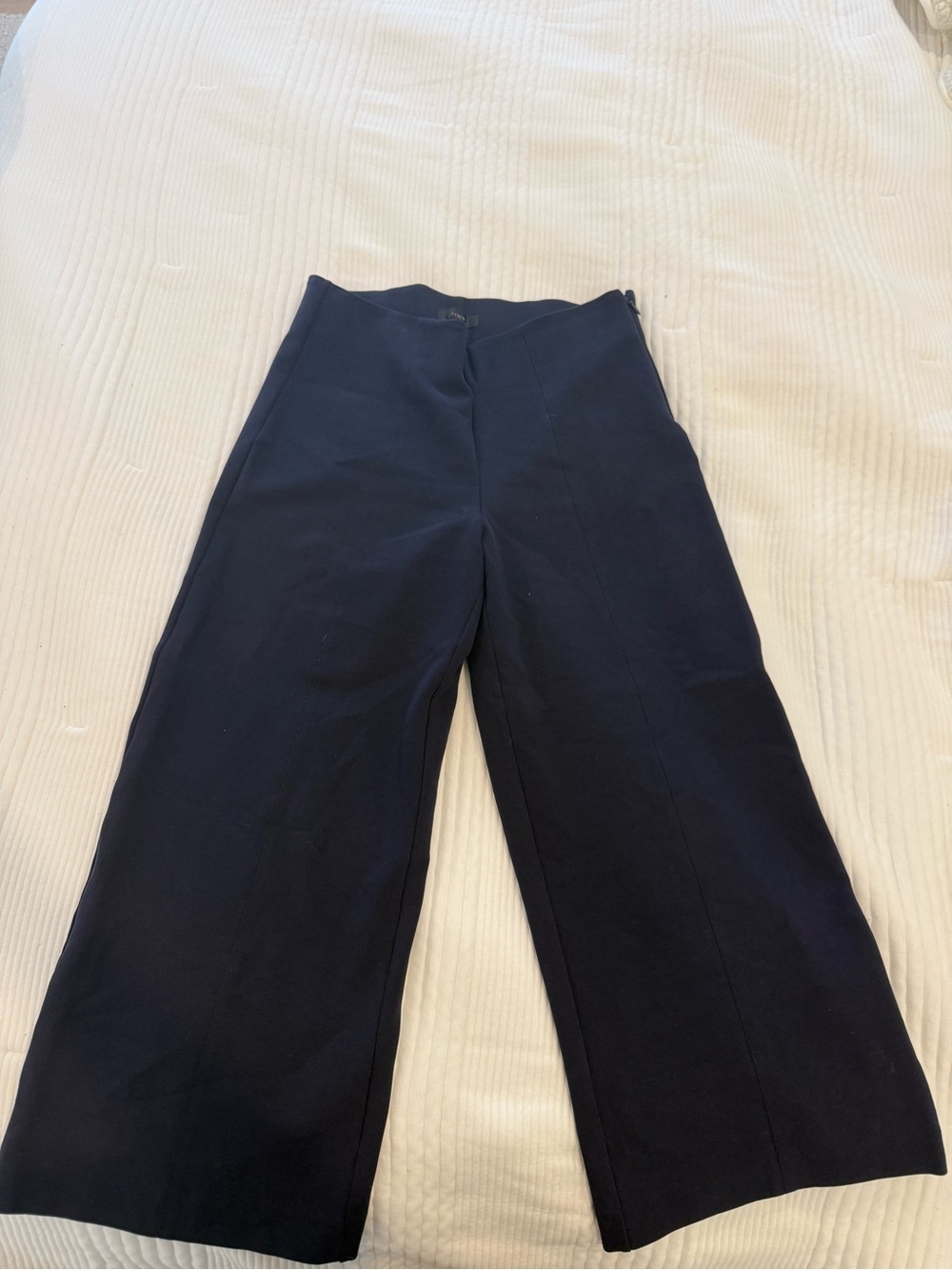 JCrew Navy Wide-Leg Stretch Pants
